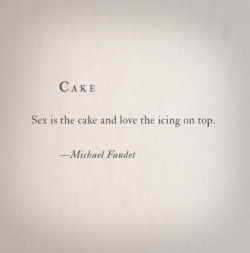 yourclassyslut:  Cake by Michael Faudet