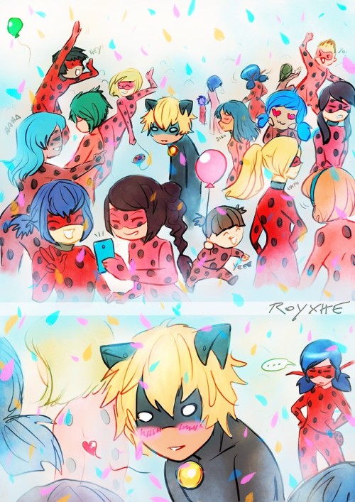 royxhe:Just imagining carnival in Paris… Cat noir is about to explode