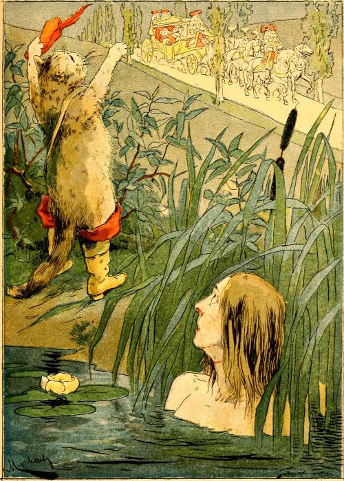 danskjavlarna: From Le Chat Botté by Charles Perrault, 1900.