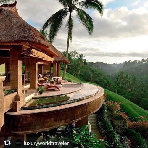 saunaholic: Beautiful! #repost @luxuryworldtraveler  The beautiful spa at the Viceroy Resort in Ubud