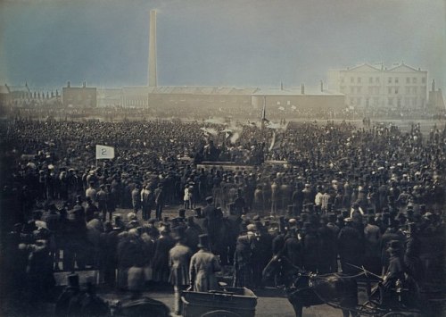 Great Chartist Meeting on Kennington Common London, 1848