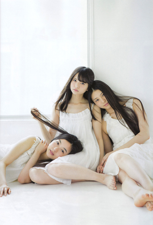 46pic:    Kotoko Sasaki × Asuka Saito × Iori Sagara - B.L.T.