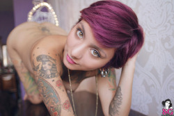 suicide&ndash;love:  Eliona.  Wow. besides the ink and the other many obvious sexy features&hellip;her hazel/golden eyes are awesome
