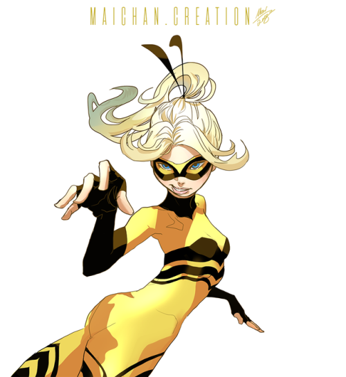 maichancreating:I like how with every miraculer I draw, they gradually become older than the rest :&