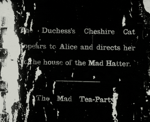tiredtangerine:  Alice in Wonderland (1903) 
