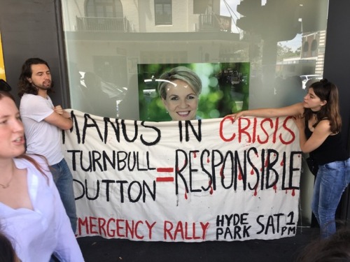 jonnoxvxrevanche: Occupying the department of immigration in Sydney this morning, mimicking similar 