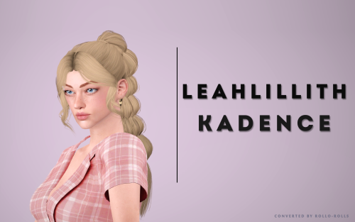 Leahlillith Kadence:polycount: 29,5kcustom thumbnailoriginal xDOWNLOAD KADENCE // MIRRORLeahlillith 