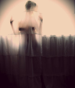 underweartuesday:  This is another photo in my Ghostly series. I love the soft and sort of creepy quality. Maybe one day, I really will be a ghost. But I’ll be a nice ghost. :D hugs! Willow 