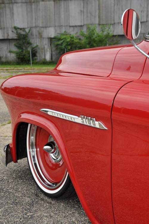 speedxtreme:*****  1955 Chevy 3100- Big Red  ***** awsome ride