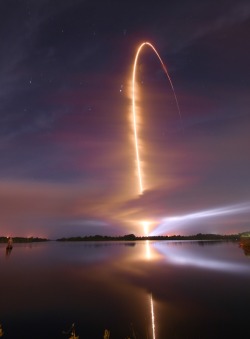 avatarlegends:  ttmclothing:  Long Exposure shot of a rocket launch. Truly amazing picture.  Harmonic Convergence!!! 