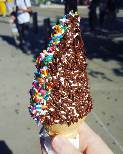 It&rsquo;s starting to feel like summer! Head over to our Plaza to enjoy a cone and sunshine like th