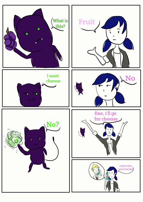 miraculous-baddrawn: Adrien save Plagg please 