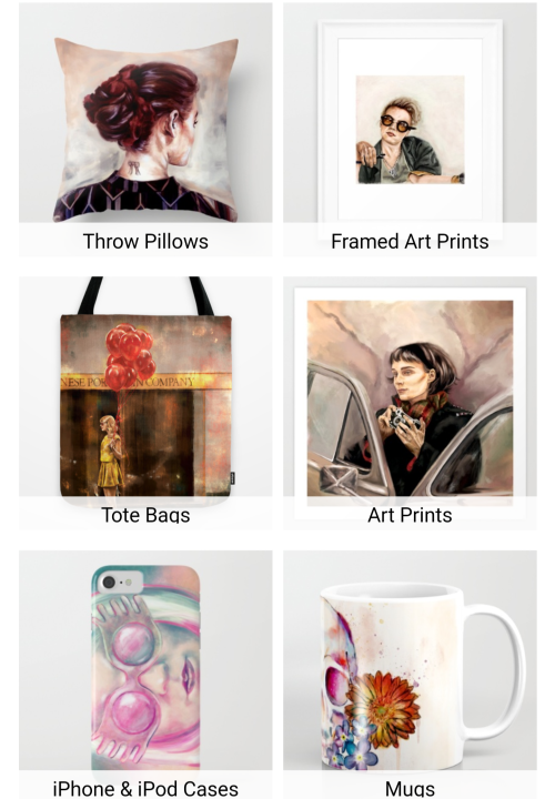 mimschkin: Heads up! There will be a bunch o’ sales and stuff on Society6 in the coming days. So go 