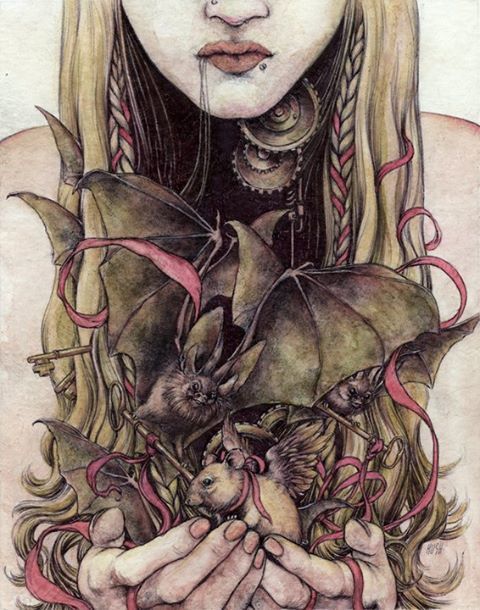 bl00dflowerss:  Macabre | via Facebook on We Heart It. https://weheartit.com/entry/63188130/via/marina_elia_98