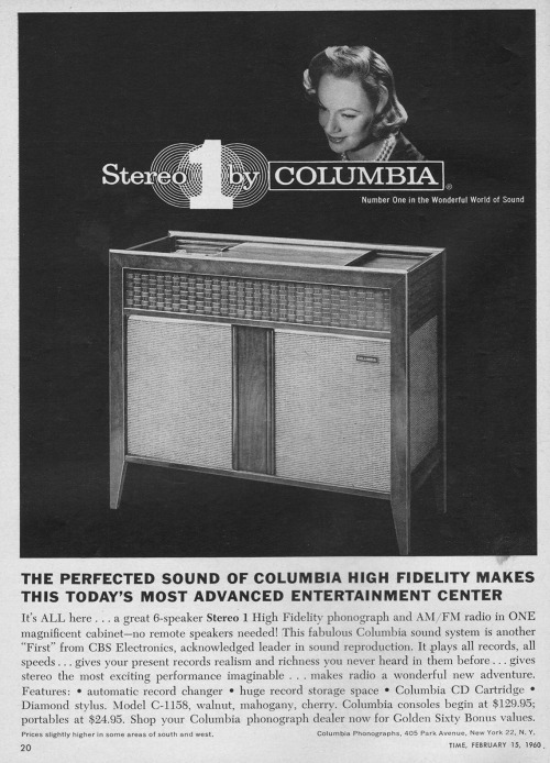 Stereo 1 by Columbia - 1960