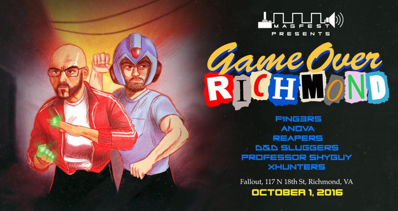 We’re playing our debut show on October 1st, 2016 at the amazing MAGFest Presents: GAME OVER RICHMOND. We’ll be sharing the stage with wonderful artists like an0va, D&D Sluggers, Professor Shyguy and the X-Hunters, and we’ll be releasing physical...