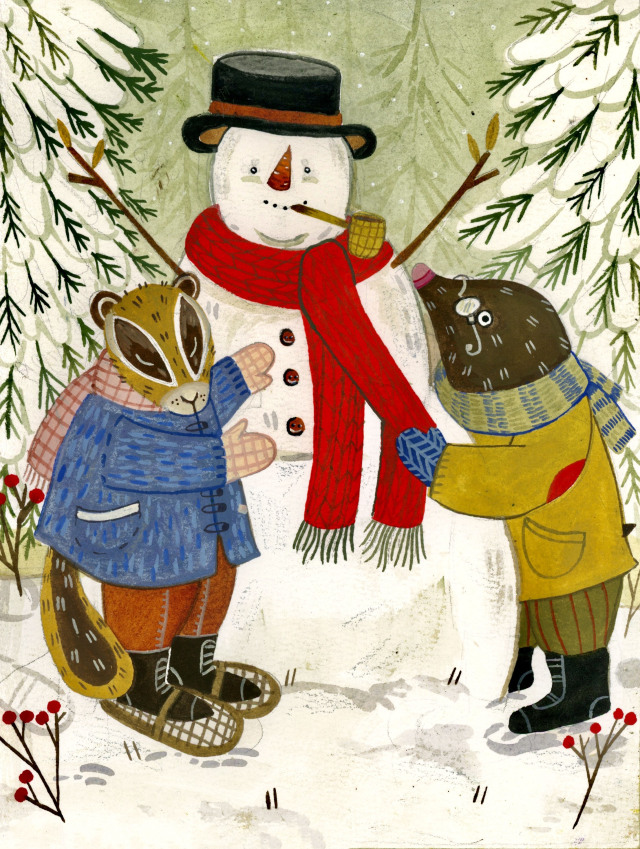 It’s already snowed here twice, so it’s basically winter already. This and a few others are available as prints and holiday...