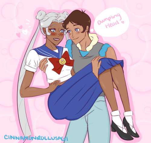 cinnamonrollusagi:Otp crossover for @cubanbisexuallance! Thank you so much for commissioning me it r