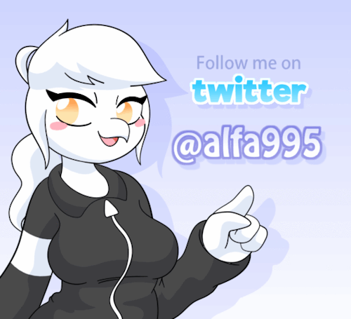 alfa995: alfa995:  Got a TWITTER! Or.. already did but using it more now!   I usually post my art there a few hours earlier than in here (NSFW too though so keep that in mind!).  I’m a lot more chatty on twitter too so if you just wanna say hi be