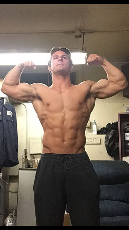 Showing Off His Hot Body