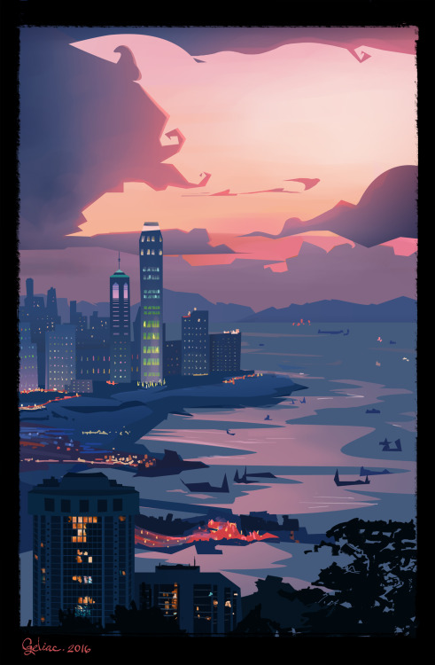 art: Stylized Photo Study, really enjoyed playing with shaped and colors :) Artist: Angelica TuanaTu