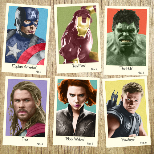 Marvel Trading Cards, 1-12. The “Avengers” and “Alternative Avengers” sets. 