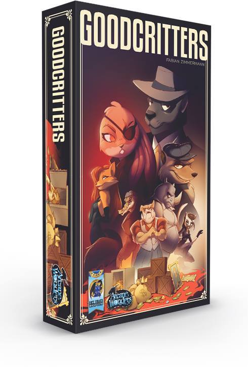 Here is the cover art of the upcoming game Goodcritters from Arcane Wonders and fully illustrated by
