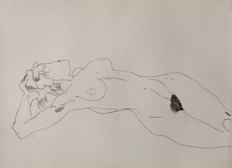cg54kck:  Nude #N6526 Franco Fusari (Italian 1945 - ) 