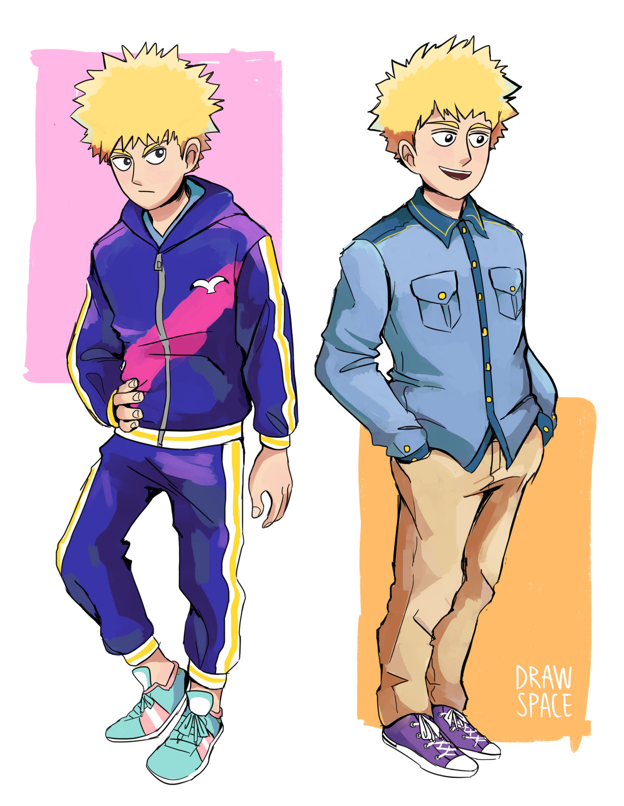 drawspace:  learning how to draw teru because that last episode made me stan him