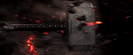 thorodinson:“Resolved to take Surtur’s severed head back to Asgard, Thor battles
