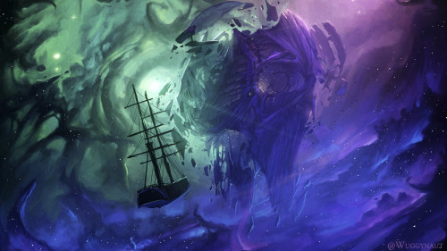  Check out this incredible art called The Astral Sea by @wuggyprime - this is definitely giving me t