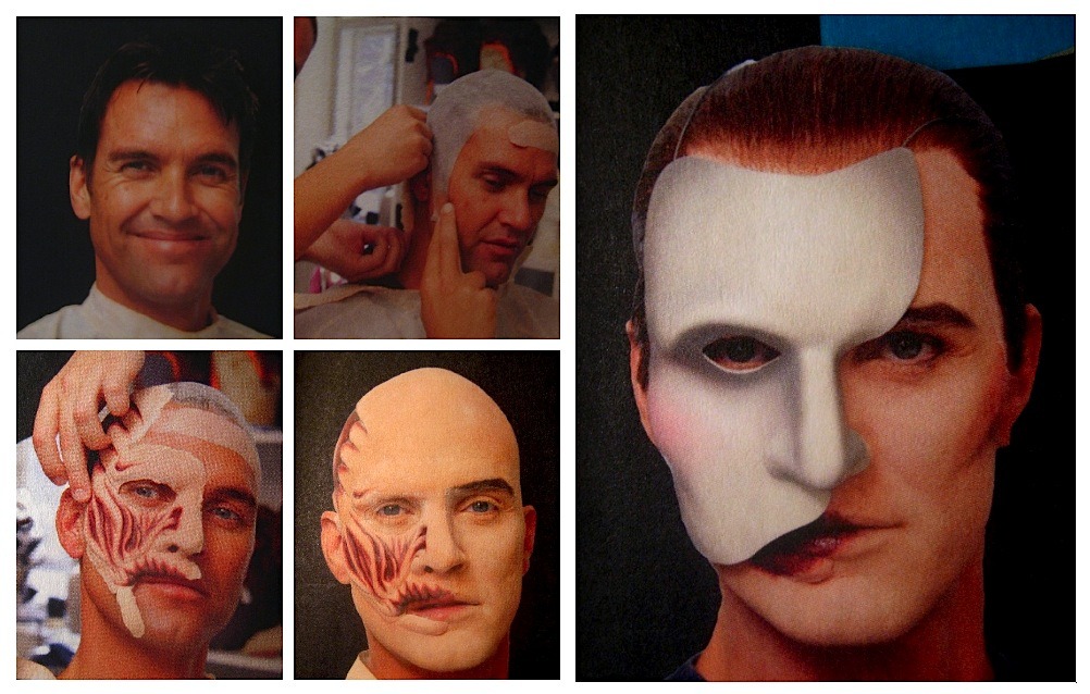 operafantomet:  Five “becoming the Phantom” deformity collages: 1. Michael Crawford,