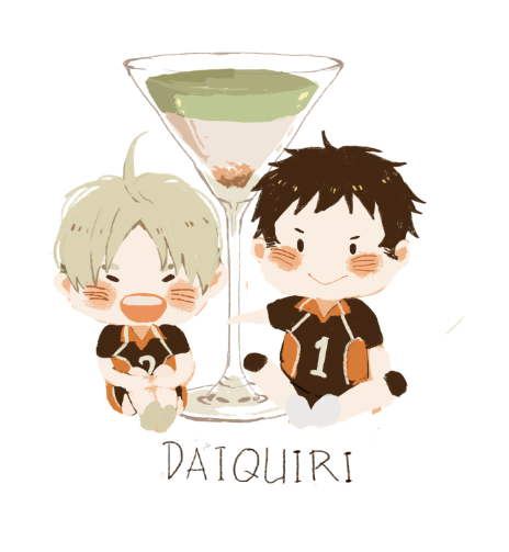 easternbunny:  Haikyuu!! + cocktails stickers set! 