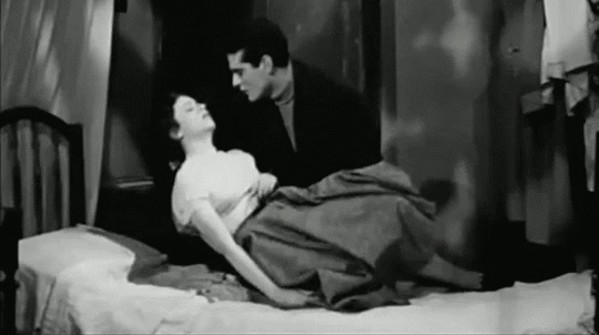 Omar Sharif and his wife Faten Hamamain Our Beautiful Days ( أيامنا الحلوة‎, Ayyamna al-Holwa) 1955 