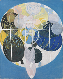 igormag:Hilma af Klint (1862-1944), The key to the work up to this point, n. 5, Group 3, 1907.oil on canvas, 150 × 118 cm