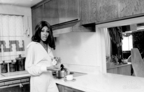 celebritydetox:Tina Turner at home, 1970s