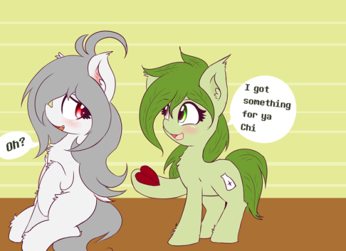 askflowertheplantponi: “Nuzzling intensifies” Ah that was mine post for valentines day but i wasn’t able to do it due to work so i finished it just today =w=.  <3! Hnnng, too cute~! ^w^