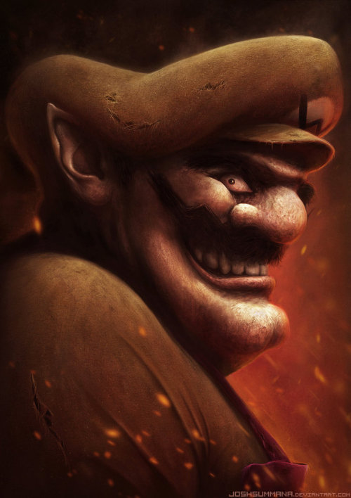 nerdsandgamersftw:  The Villians  Wario | M. Bison | Dr. Robotnik | Bowser | Ganondorf  By Josh Summana | The Heroes 