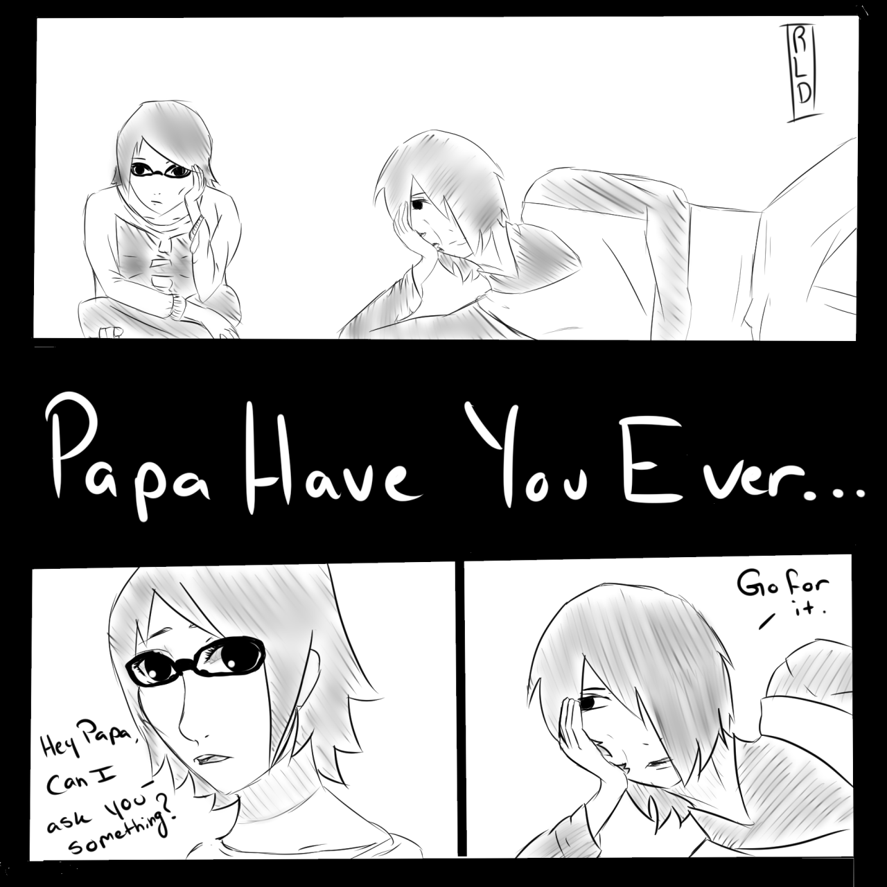 randileighdarling:  I bet Sasuke’s pullout game sucks, but it gave us Sarada ;)