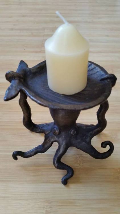 tisfan: eustaciavye28:  steampunktendencies:  Octopus Candle Holders    @wilwheaton  this 