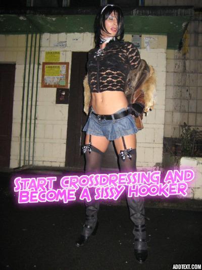 whoreintocrossdresser:I am a CD I wanna be a crossdresser prostitute hooker whore sissy-dani.tumblr.