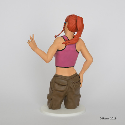 First Attempt At Painting A 3D Print.