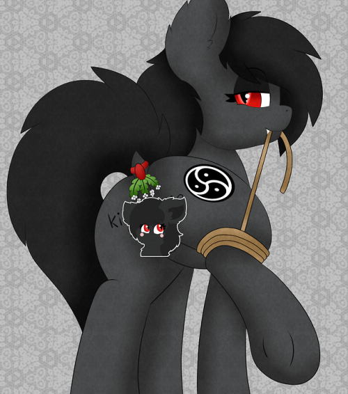 It’s that time of the year again where you’re supposed to kiss somepony under a mistletoe - and Qetesh is as subtle about her intentions as always ;)
Uncensored image can be found on my twitter and of course on derpibooru!
Art by @smutpaws /...