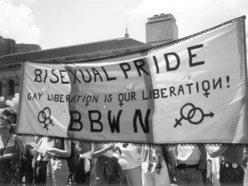 &ldquo;BISEXUAL PRIDE - GAY LIBERATION IS OUR LIBERATION!&rdquo;, Boston Bisexual Women&rsquo;s Netw