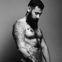 sexybeardbr:  Mexican. #BARBADO #inked #tattoo