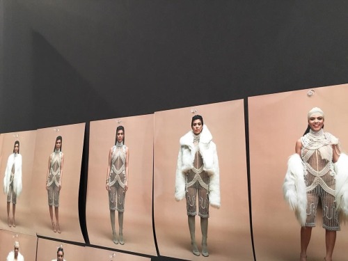 kourtkardashiandaily:  kourtneykardash: YEEZY x BALMAIN fitting from tonight’s episode. #kuwtk