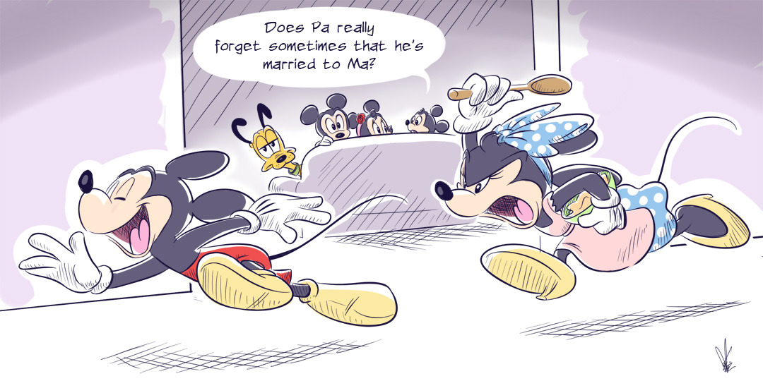 Mickey and Minnie Mouse by KicsterAsh on DeviantArt