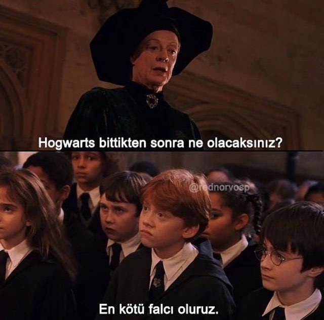 - Hogwarts bittikten sonra...