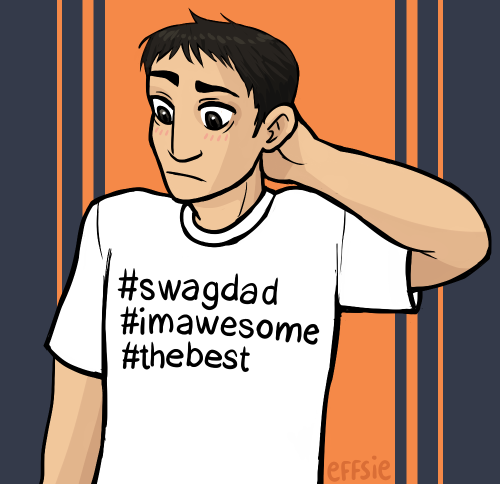 effsie: this is a real shirt that i own and i wanted to draw daichi in it