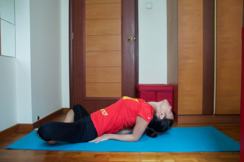 sassyyogi:  Yoga for Menstrual Cramps! A couple of you have asked me what kind of yoga poses you should do during shark week to ease the cramps and discomfort. Given that I normally have a really difficult time during shark week as well, I thought that